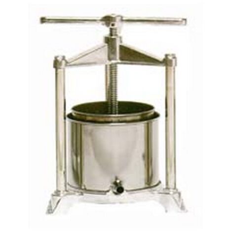 1PZ TORCHIETTO PREMITUTTO MILLEUSI IN ALLUMINIO - lt.3,5 - cm.25x26x41h. - peso Kg.4 (art.00131)