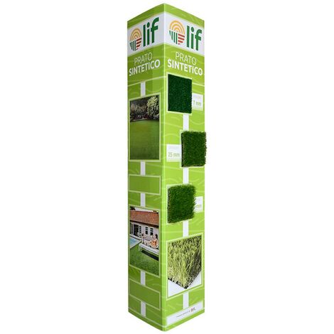 1PZ TOTEM PRATO SINTETICO 'LIF' cm. 39 + 39 + 39 x h.185