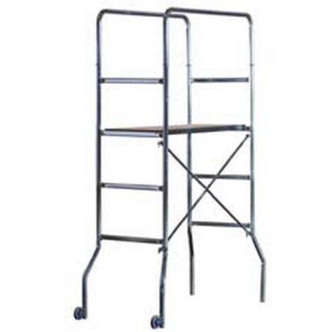 1PZ TRABATTELLO TRIO IN ACCIAIO ZINCATO - cm.130x60x188h. peso Kg.20
