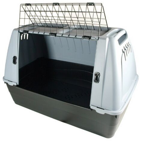 1PZ TRASPORTINO PER CANI BRACCO 100 cm. 100x60x65 h col. Grigio