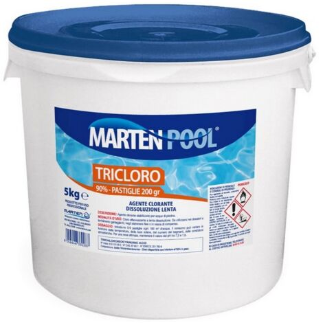 1PZ TRICLORO IN PASTIGLIE 200 GR.  kg. 5