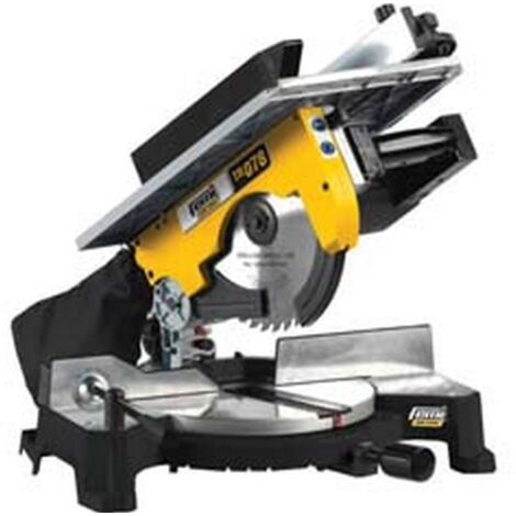 1PZ TRONCATRICE LEGNO CON PIANO SUPERIORE LAMA MM.250 1800W (TR078)