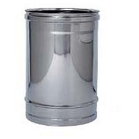 1PZ TUBO ACCIAIO INOX AISI 304 MONOPARETE SPESSORE MM.0,5 -  mm.100x500