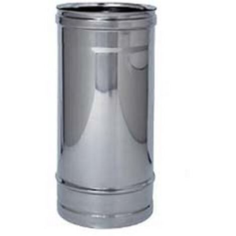 1PZ TUBO ACCIAIO INOX AISI 304 MONOPARETE SPESSORE MM.0,5 -  mm.120x1000