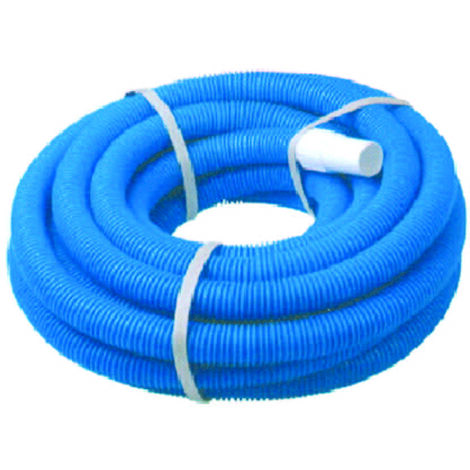 1PZ TUBO ASPIRANTE CORRUGATO COLORE BLU PER PISCINE - ø mm.32 in rotoli da mt.6