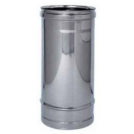 1PZ TUBO INOX AISI 316 PER STUFA Ï cm. 8x 50