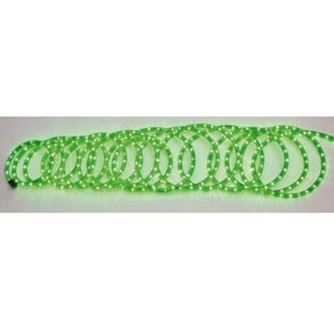1PZ TUBO LUMINOSO CON GIOCHI LUCE VERDE - mt.6 con 216 luci
