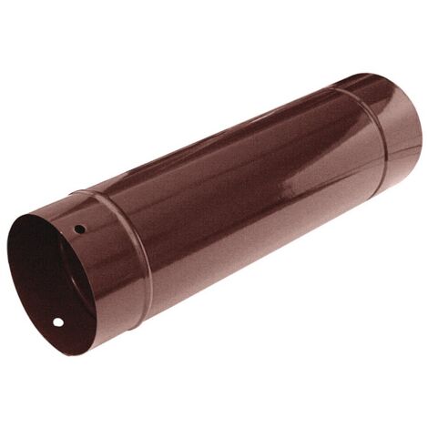 1PZ TUBO PER STUFA  Ï cm. 18x100 Col.Marrone
