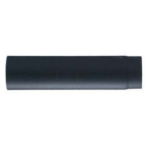 1PZ TUBO PLUS LIGHT PER STUFA NERO OPACO -  cm.15x100, mm.0,7