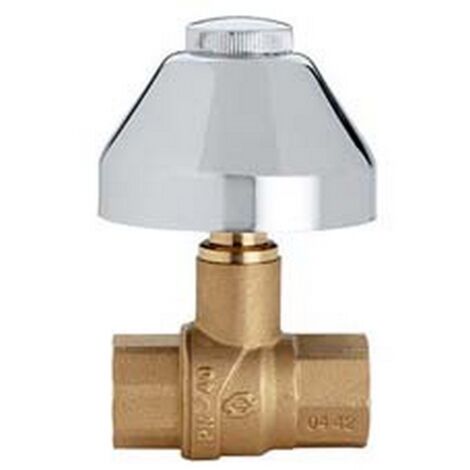 1PZ VALVOLA  A SFERA "EVOLUTION" FF CON CAPPUCCIO - FF 1/2"