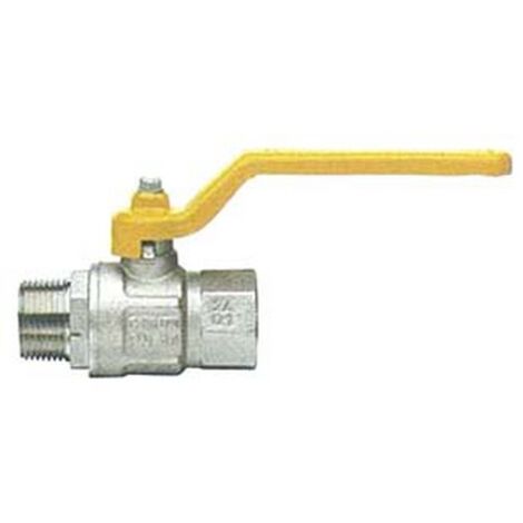 1PZ VALVOLA A SFERA GAS M/F CON MANIGLIA A LEVA "LONDON" ART.067 - MF 3/4"