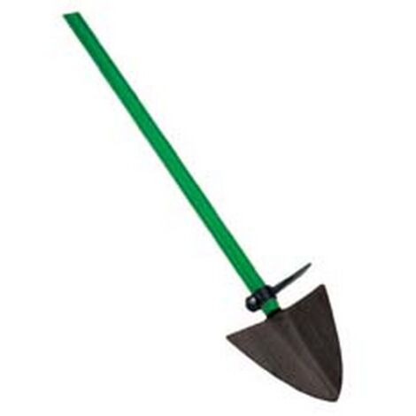 1PZ vanga pesante forgiata con manico ferro con staffa girevole - cm.24x24/143h. attacco  mm.35