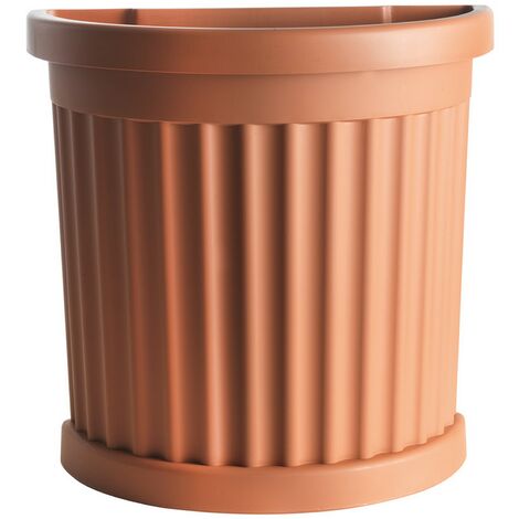 1PZ VASO 'ROMA' cm 27 x  52 x  h 49 Lt. 35 - grigio