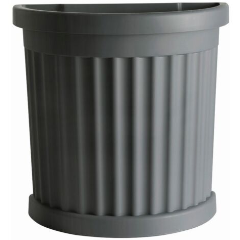 1PZ VASO ROMA Col. Grigio cm. 27x52x49 h