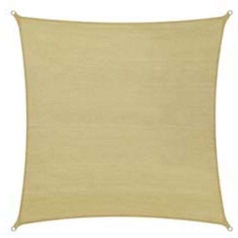 1PZ VELA OMBREGGIANTE HDPE QUADRA BEIGE - mt.3,6x3,6