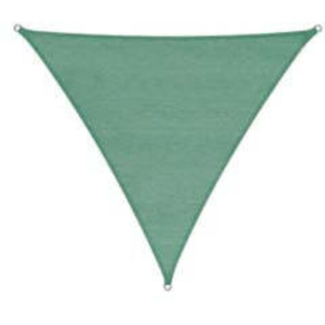 1PZ VELA OMBREGGIANTE HDPE TRIANGOLARE VERDE - mt.3x3x3
