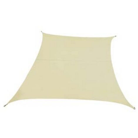 1PZ VELA OMBREGGIANTE POLIESTERE QUADRA  BEIGE - mt.3x4