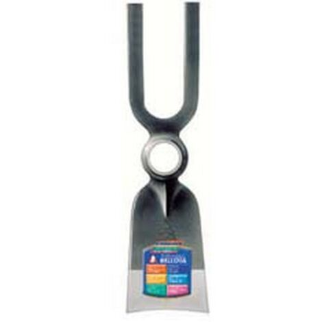 1PZ ZAPPA COMBINATA QUADRO BIDENTE PIATTO MOD.228/A - gr.600 cm.8x32h. occhio  mm.31/32 art.228/C