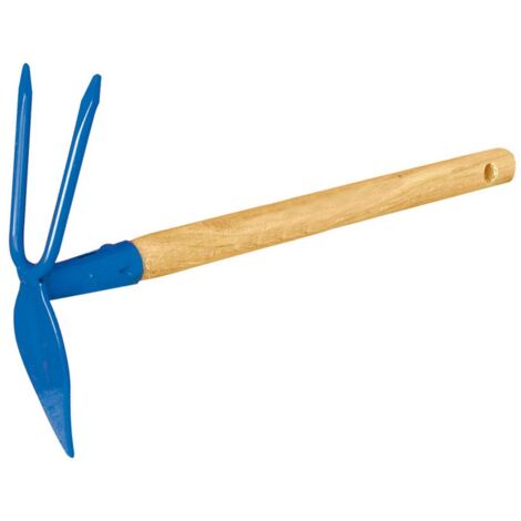 1PZ ZAPPETTA CUORE-BIDENTE con manico cm. 30 cm.5x18