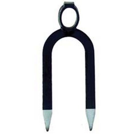 1PZ ZAPPONE BIDENTE OCCHIO OVALE "ORSATTI" - gr.900 cm.12x30h. occhio  mm.34/37