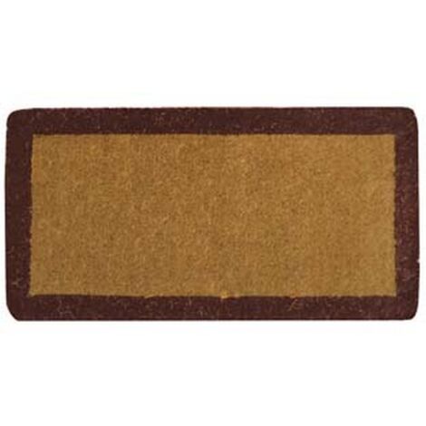 1PZ ZERBINO IMPERIALE A FASCIA MARRONE SPESSORE MM.38 - cm.50x100, spessore mm.38