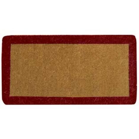 1PZ ZERBINO IMPERIALE A FASCIA ROSSO SPESSORE MM.38 - cm.35x70, spessore mm.38