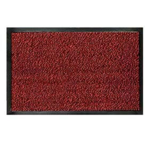 1PZ ZERBINO MANGIASPORCO ROSSO SPESSORE MM.9 - cm.40x70
