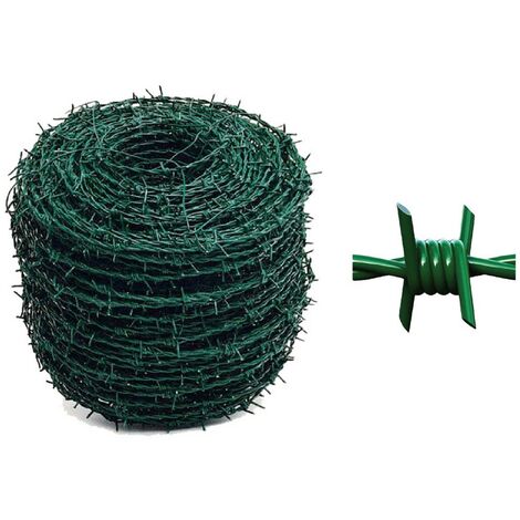 1ROTOLO FILO SPINATO PLASTIFICATO 100 metri
