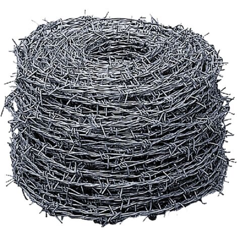 1ROTOLO FILO SPINATO ZINCATO F. 12 mm 1,7 - mt 200 circa