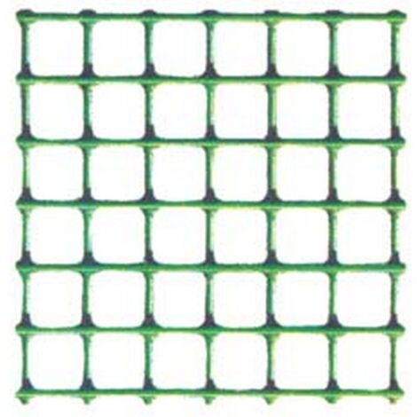 1ROTOLO RETE ELETTROSALDATA PLASTIFICATA VERDE MT.25 MAGLIA MM.12X12 maglia mm.12,7