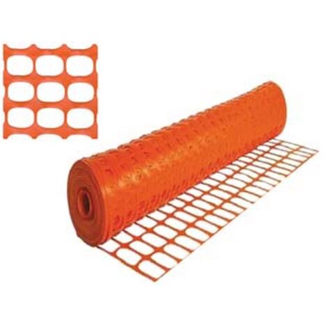 1ROTOLO RETE IN PLASTICA PER CANTIERI (AREA CANTIERE) - cm. 180h.
