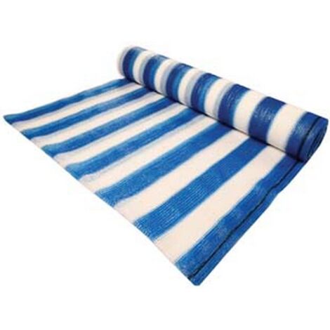 1ROTOLO RETE OMBREGGIANTE 90% BIANCA E BLU ASOLE RINFORZATE - mt.50x2h.