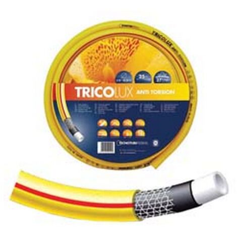 1ROTOLO TUBO MAGLIATO TRICO LUX ANTI TORSIONE mm15 5/8" rot. mt15 press. max 27 bar