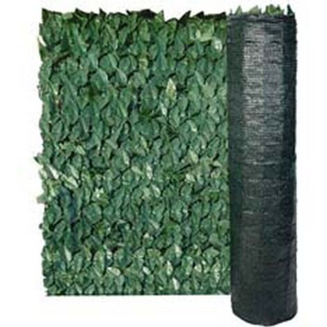 1RT SIEPE ORNAMENTALE FOGLIE DI LAURO CON RETE OMBREGGIANTE - mt.3x1,5h.