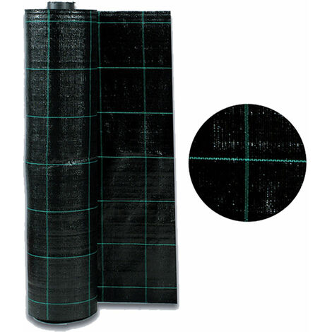 1RT TELO PER PACCIAMATURA H. cm 105 x 100 mt - nero nx1