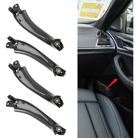 1set ABS Carbon Fiber Innen Tür Armlehne Trim Ersatz Für-X3 X4 G08 18-21 Tür Griff innen