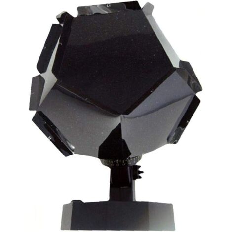 1set DIY Starry Sky Light Night Magic Planet Projecteur Terre Univers LED Lampe colorée Rotation Clignotant Star Kids bébé Noir