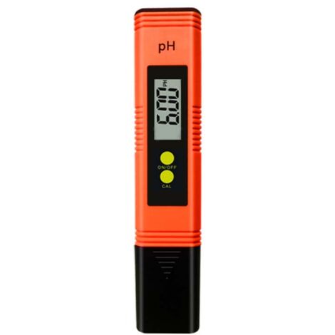 1Stk Digitales pH Messgerät mit Grünem Hintergrundlicht 0.01 Präzision Messbereich 0-14, Wasserqualität Tester für Pool Spa Aquarium und Trinkwasser Anwendung Rot
