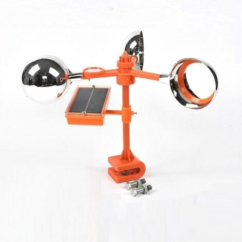 1stk Windvogelabwehr Wasserdichter Sprach-solar-vogelvertreiber Vogelabwehr-Reflektor Sonnenenergie- Garten Vogelabwehr Plastik Draussen Lieferungen