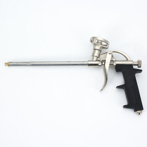 1Stück Schaumpistole, PU Bauschaumpistole aus Metall, Schaumpistole Bauschaum, Bauschaum Pistole, Profi-Dosierpistole für Bauschaum Dosen, Schaumpistolen zum Abdichten, Füllen