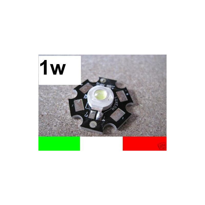 1w 1watt led luxeon bianco alta potenza 90 lumen