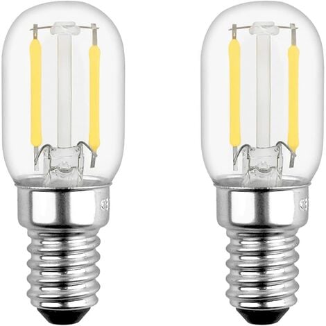 4/6PCS Fridge Light Bulb E14 LED Screw Fridge Bulb 3W , 3000K Screw Warm  White Bulb for Fridge, Cooker Hood Refrigerator