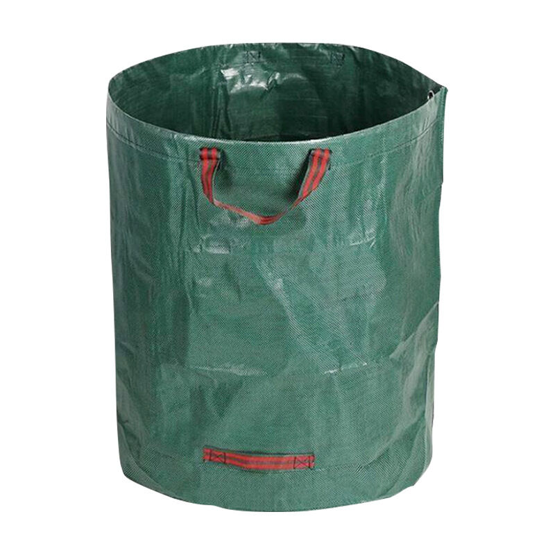 1x 500 litres sac de jardin stable（Sangles rouges） sac à feuilles sac à déchets de jardin sacs pour déchets de jardin sacs pour déchets verts