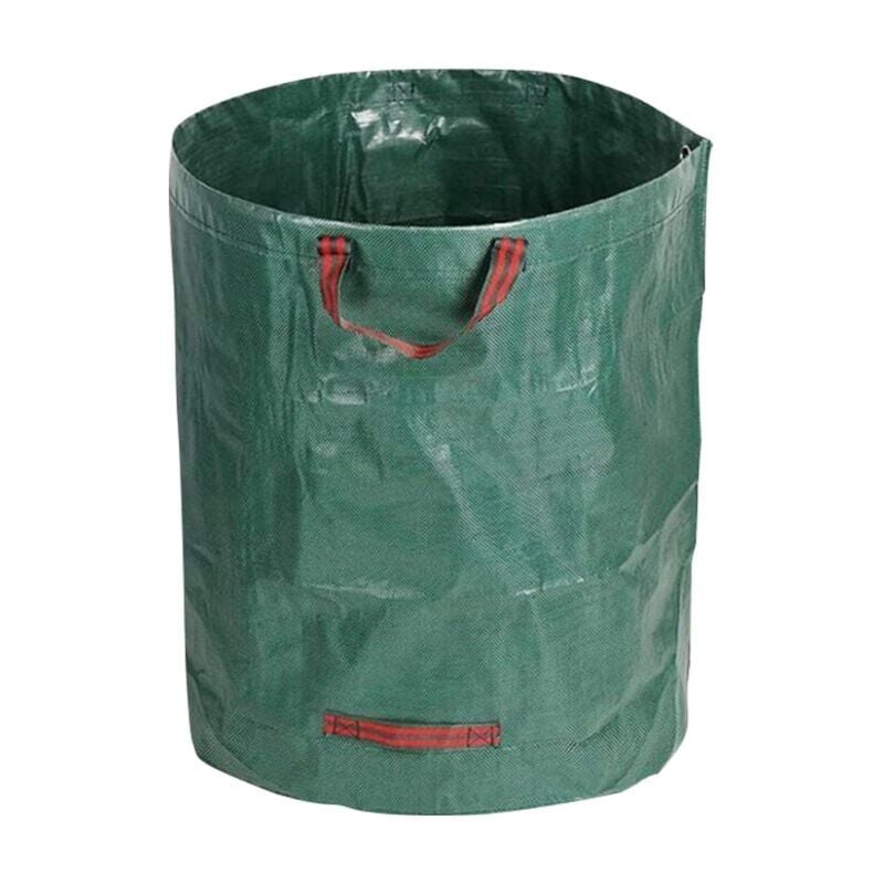 Ensoleille - 1x 500 litres sac de jardin stable(Sangles rouges)sac à feuilles sac à déchets de jardin sacs pour déchets de jardin sacs pour déchets
