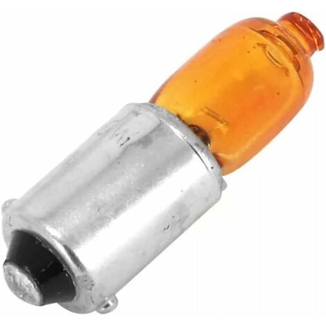 1x ampoule 12V 6W BAX9S orange auto moto scooter universel éclairage lumière