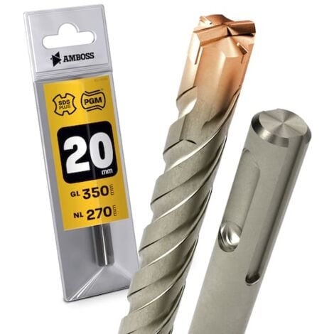AMBOSS WERKZEUGE 1x Bohrer SDS Plus Schaft - Ø:20 mm - GL: 350 mm