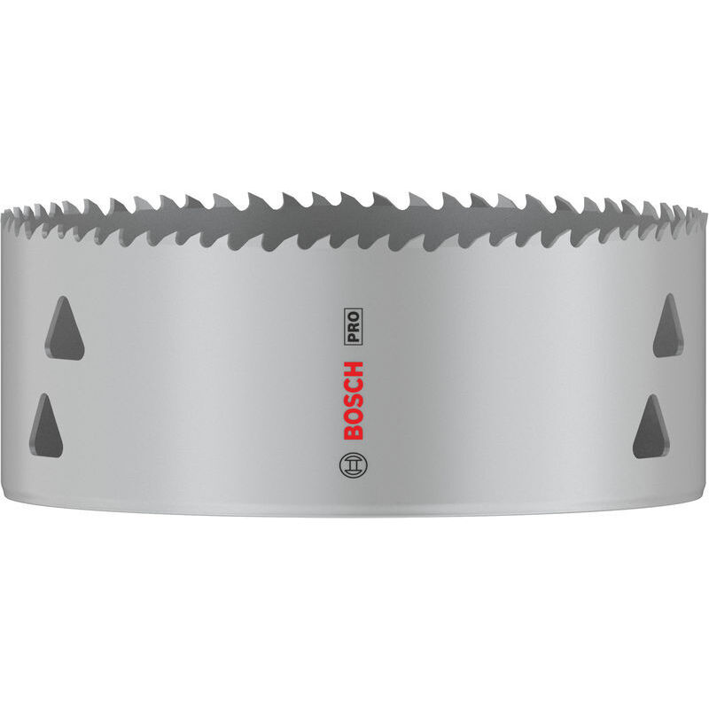 1x Bosch 1x Sega a corona pro Multi Material (per legno tenero, cartongesso, ø 127 mm, Accessori professionali per forare)
