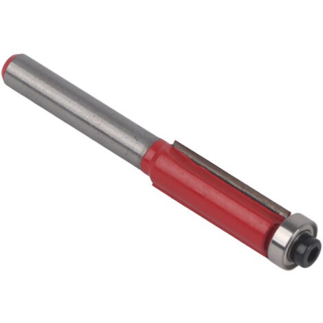 1x Bündigfräser mit Kugellager, 1/4"-Schaft, für Durchmesser 6-12 mm