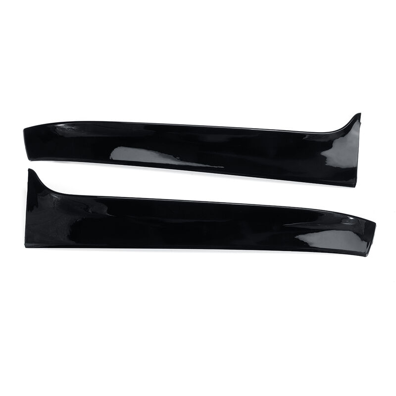 Image of 1X Car Rear Window Spoiler Wing 2pcs Gloss Black Carbon Look per vw Golf 7 r Variant Wagen 2014-2017 Gloss Black lbtn