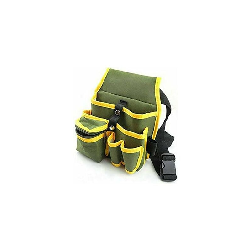 Fei Yu - 1x Ceintures porte-outils en Tissu Oxford, Pochette/Sacoches à Outils avec Multiples Poches, Ceinture Ajustable, Pour Bricolage,